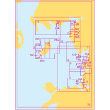 Admiralty Small Craft Charts 5613: Irish Sea Eastern Part - FULL SET