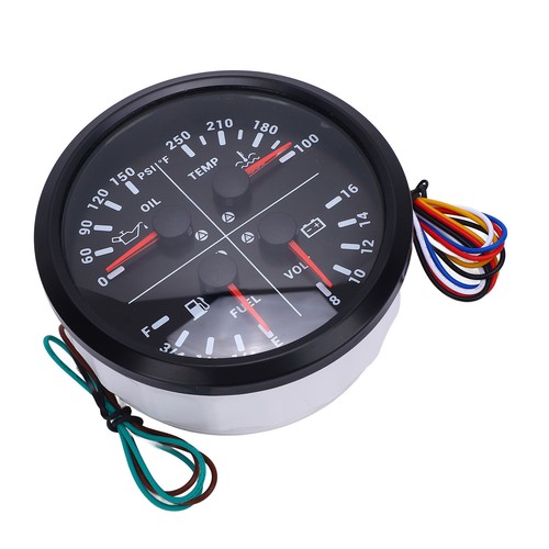Fuel level oil pressure - fuel, water