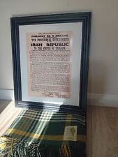 Irish Republican Large Framed Proclamation
