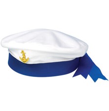 1 x Adult Sailor Hat Navy