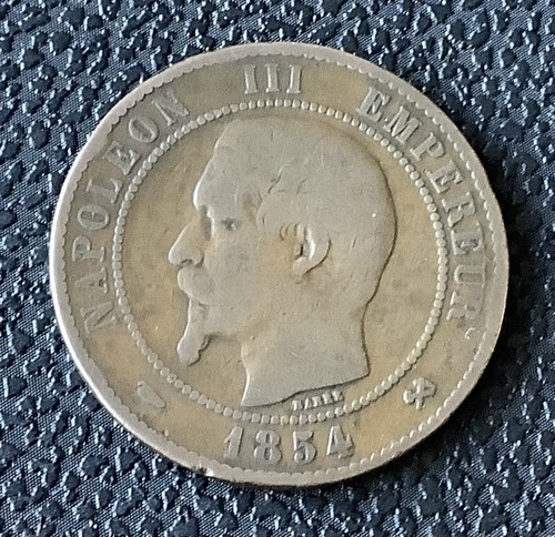 1854 ten centimes napoleon - 1854, 10