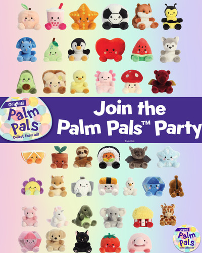 Palm pals aurora - cuddly, soft