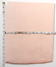4MM - 4.5MM THICK VEG TAN LEATHER NATURAL CRAFT LEATHER  LARGE OFFCUTS
