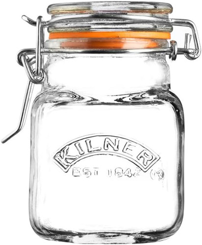 Kilner square clip top - square, spice
