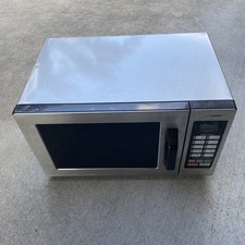 Panasonic NE-1054F 1000 Watts Commercial Countertop Microwave Oven Tested READ