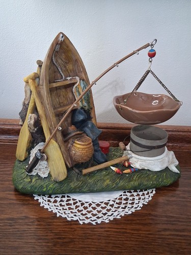 Vtg yankee candle holder - candle,