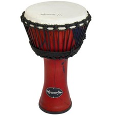 10" Djembe Drum in Red