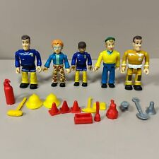 5pcs Fireman Sam Norman Charlie Ellie Action Figures w/Accessory Moveable Toys