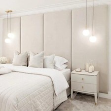 Headboard wall panel upholstered velvet double width-wall hanging-200cmx90cm