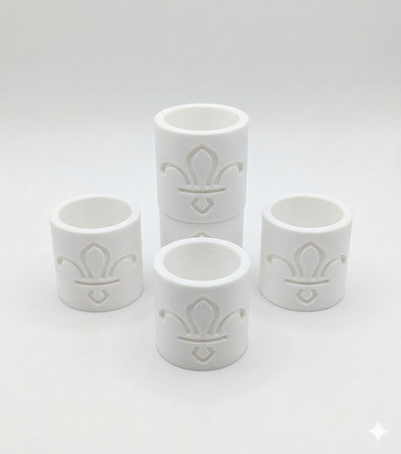 White scout woggle - scout,