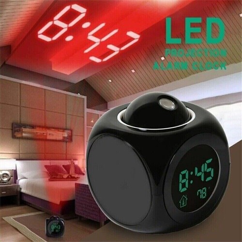 Projection alarm clock - clock, music