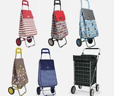SHOPPING TROLLEY LIGHTWEIGHT FOLDING PULL BAG SHOP CART WITH WHEELS FOLDING TIDY