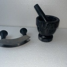 Marble Pestle Mortar Set And