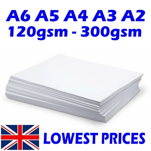 White thick paper - a6,
