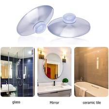 20PC 20/40mm Clear Suction Cups Mushroom Head Sucker Pads Kitchen Window Suckers