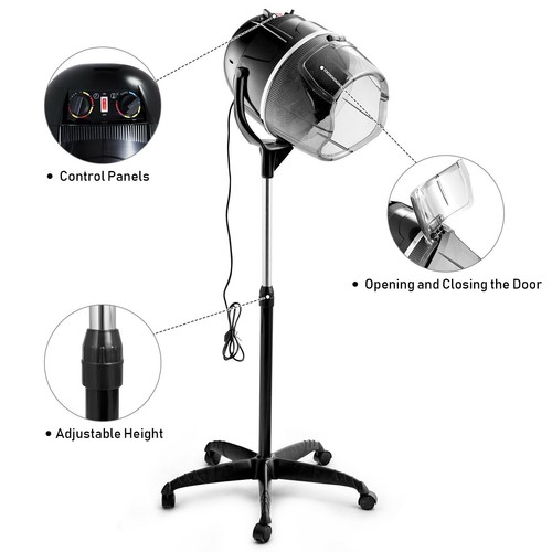 Salon hair dryer hood floor - hair,