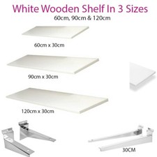 Wooden shelf brackets - wooden, (pair)