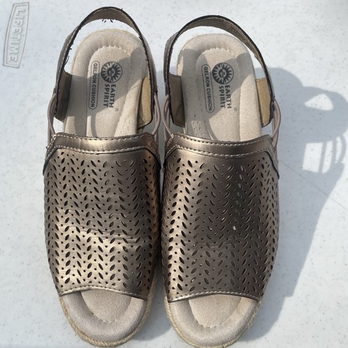 Earth spirit espadrille wedge - espadrille,