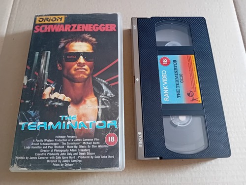 The terminator pre cert - vhs, ex