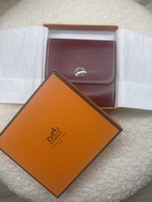 Hermès Paris Red Leather Card