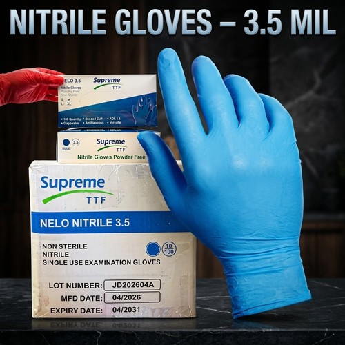 1000 nitrile blue disposable - 1000,