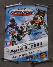 JEREMY MCGRATH RICKY CARMICHAEL MX POSTER VINTAGE MOTOCROSS SUPERCROSS HONDA