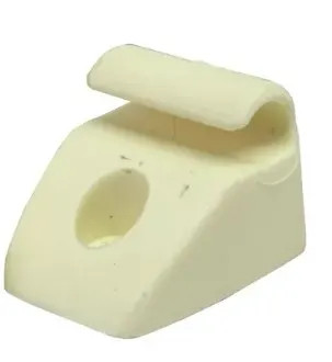 Sun visor clips white colour - sun,