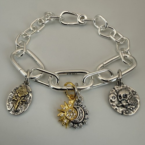 Pandora link bracelet - link, sun