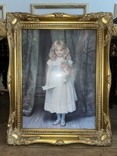 Vintage Classic Gold Gilt Ornate Rococo Style Photo Picture Frame 