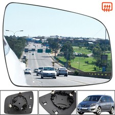 For Vauxhall Zafira B 2009-2014 Driver Side Wing Mirror Glass Heated Spherical