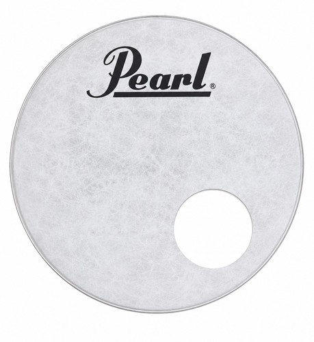 Fibre drum head - with, pearl