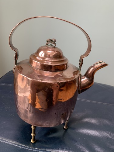 Antique vintage copper kettle - antique/,