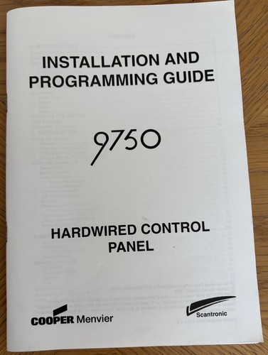 Scantronic installation and - scantronic,