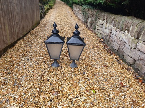 Pair copper brass victorian - copper/brass,