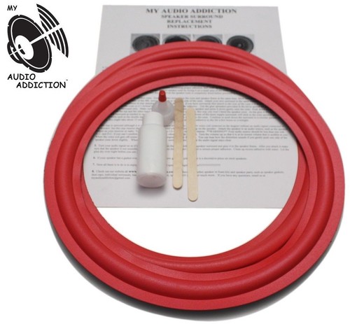 Red speaker surround - speaker, repair