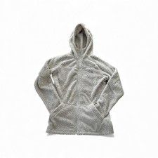 The North Face Women’s Sherpa Fleece Hoodie Jacket | Medium | Beige/Cream