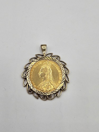 1887 full sovereign 9ct - in,