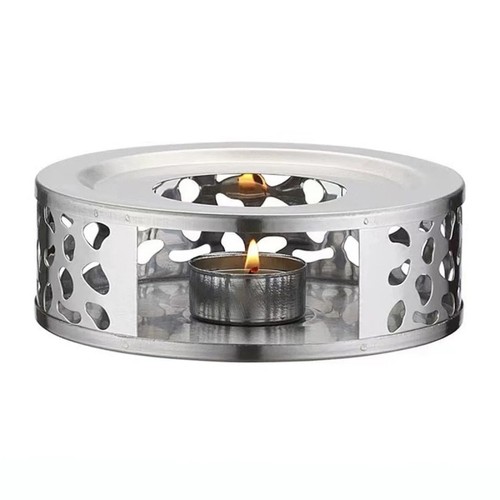 Round candle teapot - round,