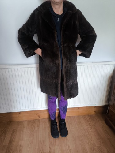 Women brown long - long, mink