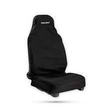 Recaro Bucket Seat Cover 1x Front Black Waterproof Heavy Duty Logo Printed