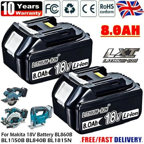 Pack for makita 18v 0ah - pack, 8.0ah