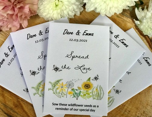 Wildflower seed wedding - wildflower,