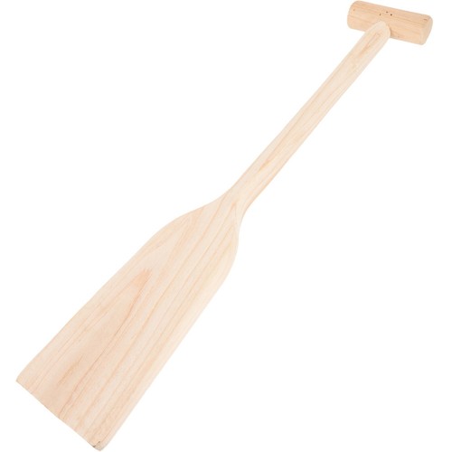 Ergonomic wooden paddle - wooden, for