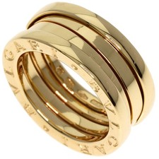 BVLGARI  B.zero1 2 Band #48 Ring K18 Yellow Gold  Ladies [Used]