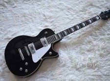 Factory Sales 6-string Electric Guitar, Black Body, Color Matching Neck,Top