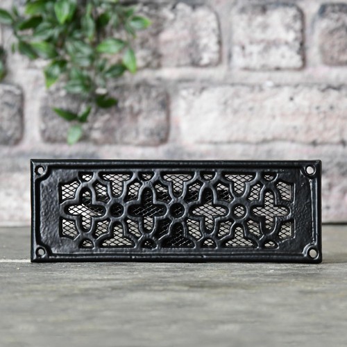 Black flower pattern - "flower, flat
