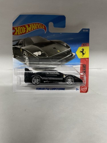 Hotwheels ferrari f40 black - hotwheels,