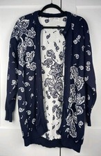 Jaeger Cardigan Black White