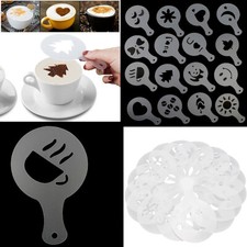 VDL Coffee Stencils 16 Pcs Set Amusing Patterns Latte Cappuccino