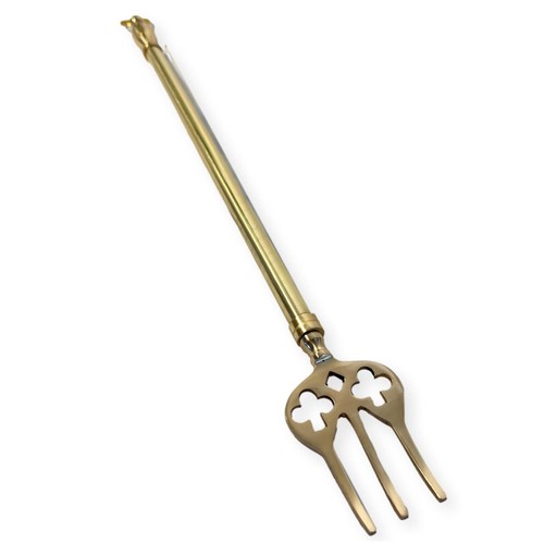 Brass extending fireside